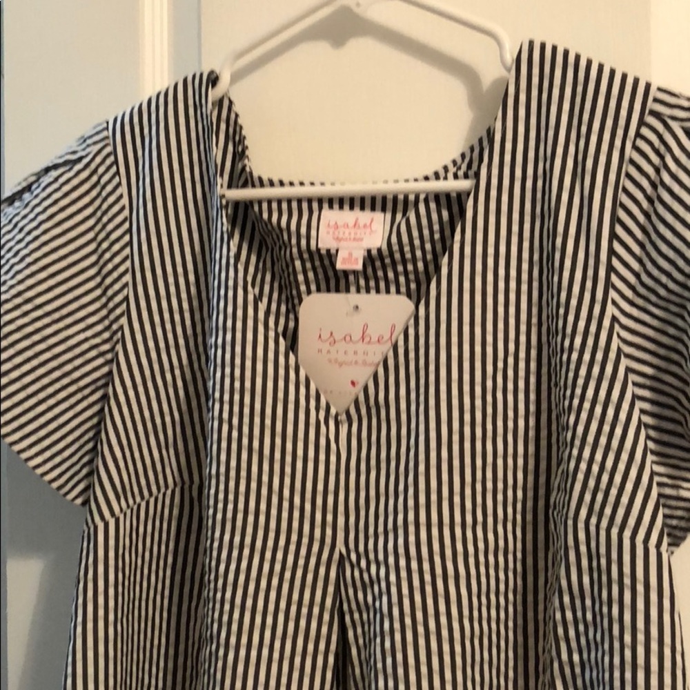Ingrid & Isabel Maternity Stripe Dress.
